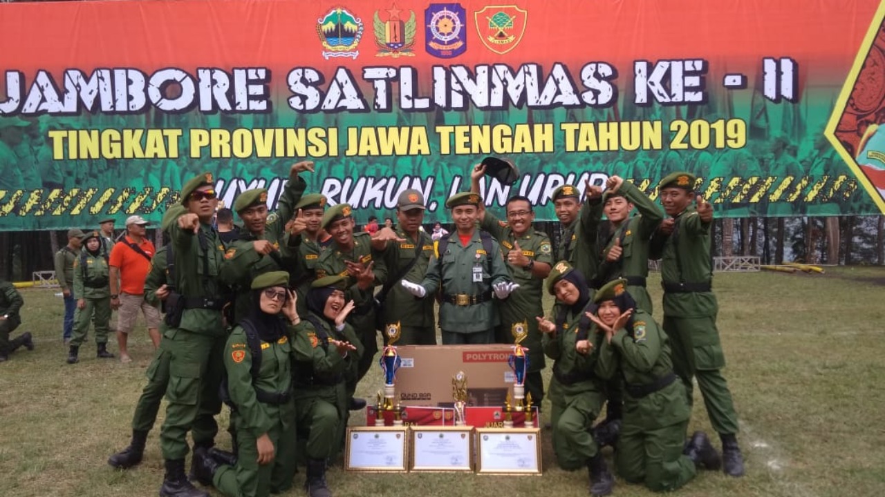 Jambore Satlinmas ke II Tingkat Jawa Tengah Tahun 2019